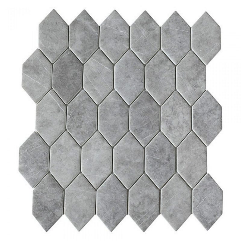 hexagon-grey-marble-mosaic-tile