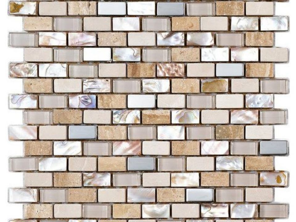 pearl-cream-beige-mosaic-tile