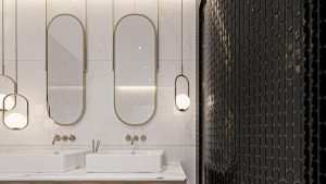 black-mosaic-tiles-bathroom-kitchen